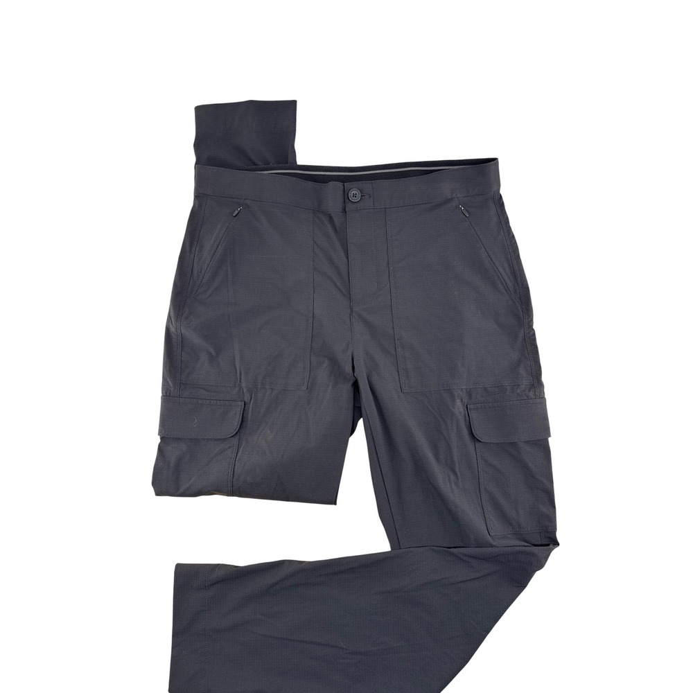 Kathmandu Black Recycled Nylon Ripstop Cargo Hiking Pants Womens US 8